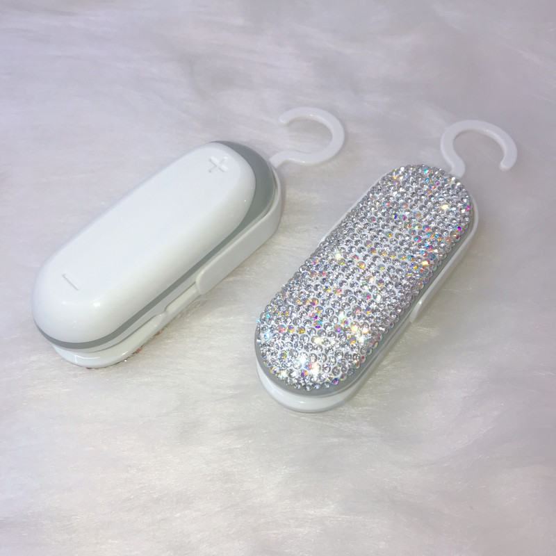 Mini mașină de etanșare portabilă spumante Dispozitiv de etanșare de uz casnic Capper 2-în-1 Economizor de alimente Saci de plastic Pachet Accesorii de bucătărie