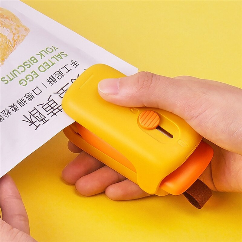Mini tepelný uzatvárací stroj na balenie, uzatvárateľný stroj na balenie, domáce príslušenstvo, tepelný uzáver plastového potravinového vrecka, prenosné kuchynské príslušenstvo
