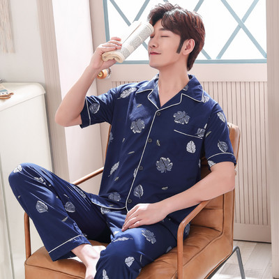 Pijamale casual pentru bărbați în carouri