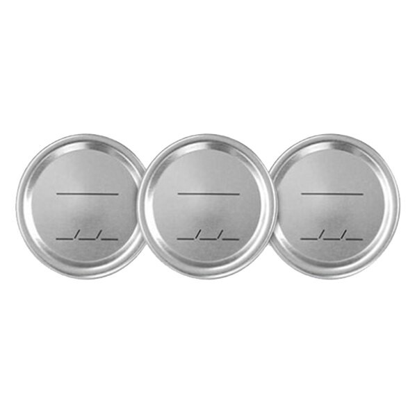 128 de conturi, capace pentru conserve cu gură obișnuită pentru minge, capace din metal de tip mason pentru conserve