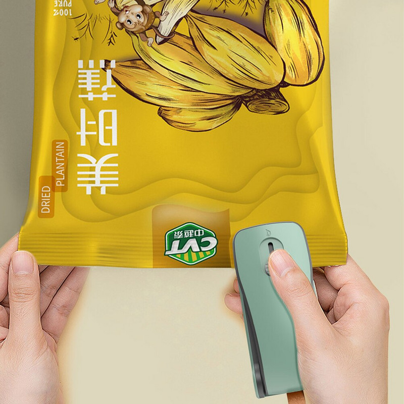 1 PC portabil Mini Sealer Home Heat Bag Plastic Snacks Container Masina de etansare Ambalare alimente bucatarie Bag de depozitare Clip de ambalare