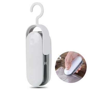 2 τμχ Φορητό μίνι στεγανοποιητικό οικιακό μηχάνημα Heat Sealer Capper Food Saver For Plastic Bag Package Mini Gadgets