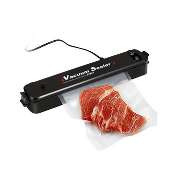 Food Vacuum Sealer Vacuum Bag Sealing Machine Electric Vaccum Packaging Machine Fish Fruit Meat Packer with 15pcs bags