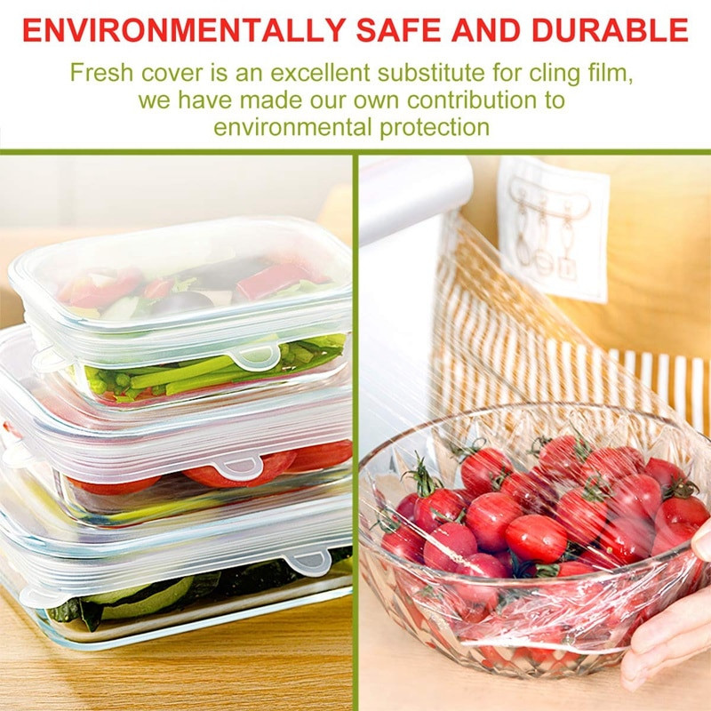 12 db kerek és szögletes méretű szilikon fedők fedelek sztreccs szilikon fedők burkolatok szilikon fedők ételtál fedelek, újrafelhasználható élelmiszerek sa