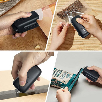 Mini Bag Sealer Heat Sealer Portable Capper Food Saver Φορητή μηχανή συσκευασίας σφράγισης για διάφορες πλαστικές σακούλες