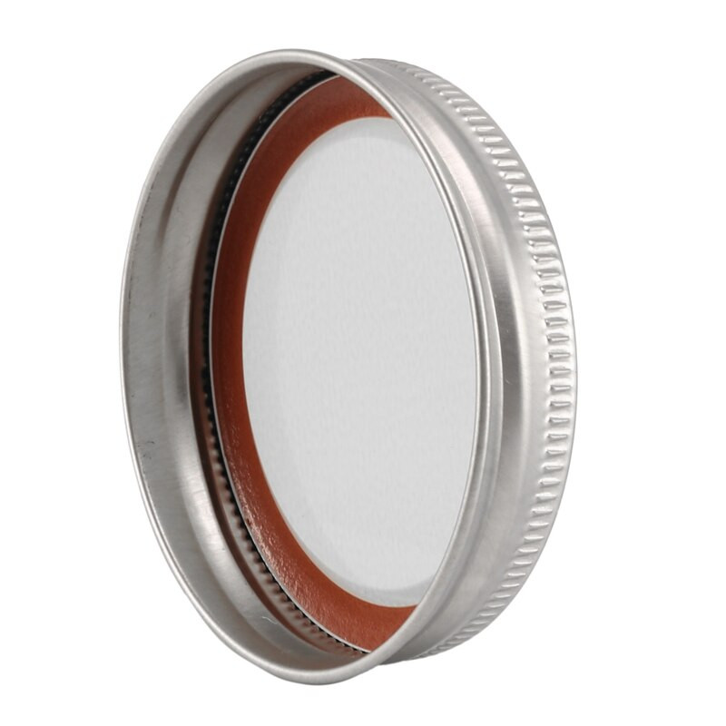 100 БР. капаци за буркани Mason и допълнителни 4 пръстена, за буркани Ball Kerr Разделени капаци за буркани за консерви, херметични и устойчиви на течове