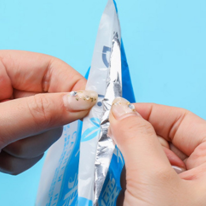 Nešiojamas rankinis šiluminio sandarinimo įtaisas su akumuliatoriumi maitinamas maišelių sandariklis ir pjaustytuvas su kabliu plastikiniams maišeliams maisto laikymui