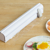 Дозатор за опаковки за храна Магнитно фиксиращо фолио без перфорация Пластмасов нож Остро плъзгащо се острие Поставка за съхранение Кухня T21C