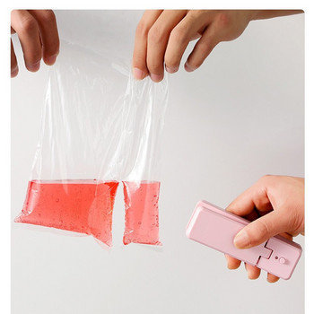 Mini Bag Sealer USB Επαναφορτιζόμενο φορητό φορητό φαγητό σε κενό αέρος Συσκευασία φαγητού Συσκευασία σφραγίδων τροφίμων Συσκευή σνακ λαχανικά