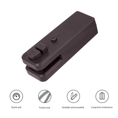 Mini zatvarač vrećica Prijenosni uređaji za toplinsko spajanje USB punjivi uređaji za vakuumiranje grickalica Rezač za pohranu plastičnih vrećica Uređaj za pakiranje hrane