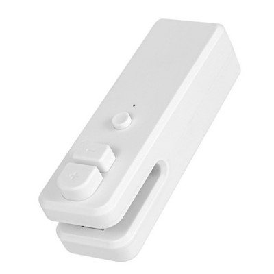 2 viename USB įkraunamas nešiojamas mini sandariklis namų šilumos maišelis Plastikinis maisto užkandžių maišelių sandarinimo mašina Mini vakuuminis maisto sandariklis