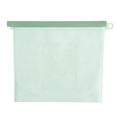 Silikonska vrećica za hranu, velika za višekratnu upotrebu, svježe zatvorena zamrzivač za čuvanje, hermetički zatvorena posuda za pohranu visokog kapaciteta, spremnici s patentnim zatvaračem