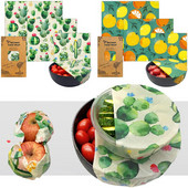 Papir za zamotavanje hrane od pčelinjeg voska Zamotavanje za pohranu za višekratnu upotrebu Održivo voće, povrće, sir, hrana Papiri za omatanje kućnih kuhinjskih potrepština