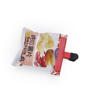 5бр. Кухненски щипки за запечатване на чанти за съхранение Скоба за закуски Храна Запечатана торбичка Пластмасова щипка за запечатване на консервиране на храна Кухненски джаджи