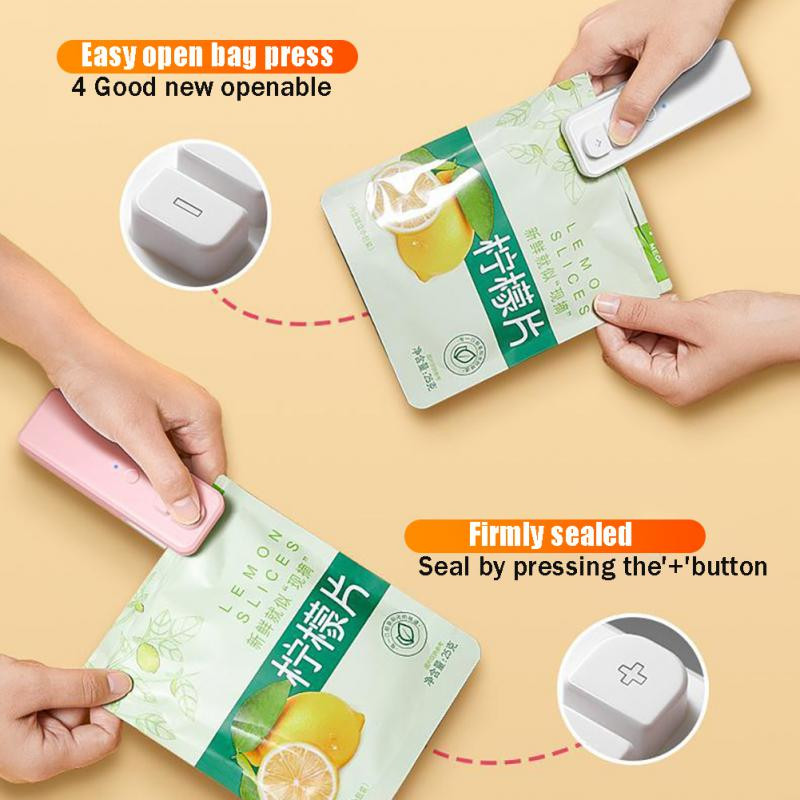 Dispozitiv portabil de etanșare cu căldură pentru pungi Mini mașină de etanșare Dispozitiv de etanșare portabil pentru saci de alimente Dispozitiv de etanșare pentru gustări Agrafe pentru pungi reîncărcabile prin USB Gadget-uri de bucătărie