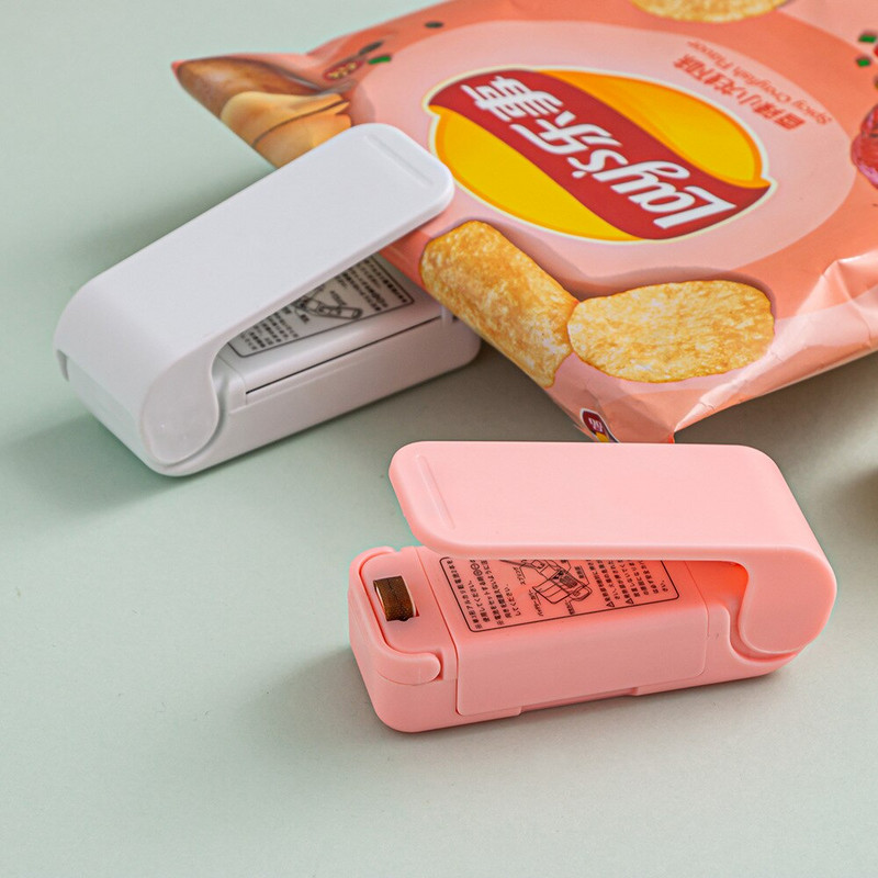 Prenosný domáci mini tmel na potraviny, občerstvenie, plastové balenie, úložné vrecko, odolné voči vlhkosti, čerstvosť, tepelné tesnenie, kuchynské pomôcky