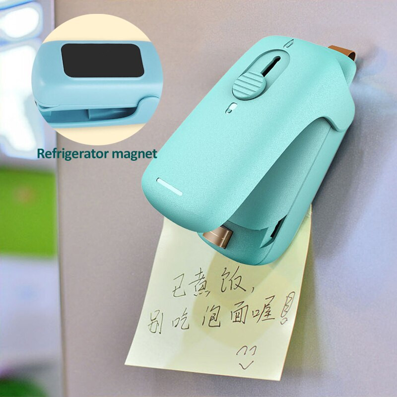 Nešiojamojo maišelio karšto sandariklio mini karšto sandarinimo mašina, pakuotės laikymo maišelio spaustukas, maisto užkandžių konservavimo sandarinimo spaustukas, virtuvės prietaisas