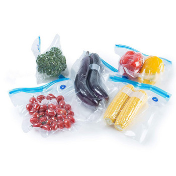 Επαναχρησιμοποιήσιμη συσκευασία κενού Sous Vide Bag Kit Τσάντες αποθήκευσης τροφίμων με βαλβίδα αέρα και αντλία αέρα Work by Handle