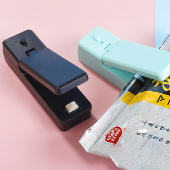 Малка USB акумулаторна торбичка за запечатване на пакети Уплътнител за пакети Преносима закуска за пътуване Найлонова машина за запечатване на торбички Уплътнител за съхранение на храна Кухня
