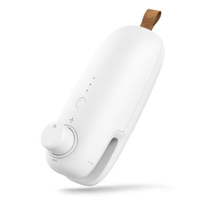 Mini mașină de etanșare cu căldură de lux și ușoară Pachet portabil la îndemână Mașini de etanșare reîncărcabile prin USB Gustări Pungi de vid