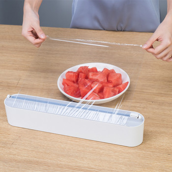 Ψυγείο Μαγνητικός Τύπος Plastic Wrap Cutter Food Freshness Dispenser Foil Dispenser Κόφτης μεμβράνης προσκόλλησης Διανομέας πλαστικού περιτυλίγματος