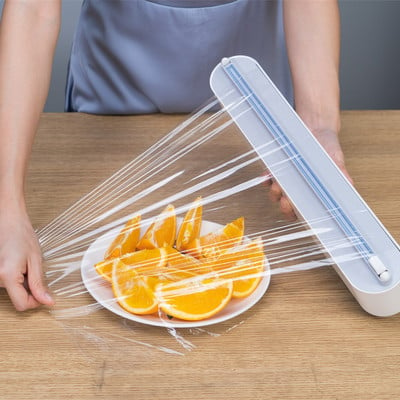 Ψυγείο Μαγνητικός Τύπος Plastic Wrap Cutter Food Freshness Dispenser Foil Dispenser Κόφτης μεμβράνης προσκόλλησης Διανομέας πλαστικού περιτυλίγματος