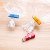 6 vnt. elastinės sagos duonos maišelio sandarinimo segtukas virtuvės laikymui Maisto užkandžių sandarinimo spaustukas Sandarinimo maišelio spaustukai Sandarinimo gnybtų rankenos maišelio spaustukas