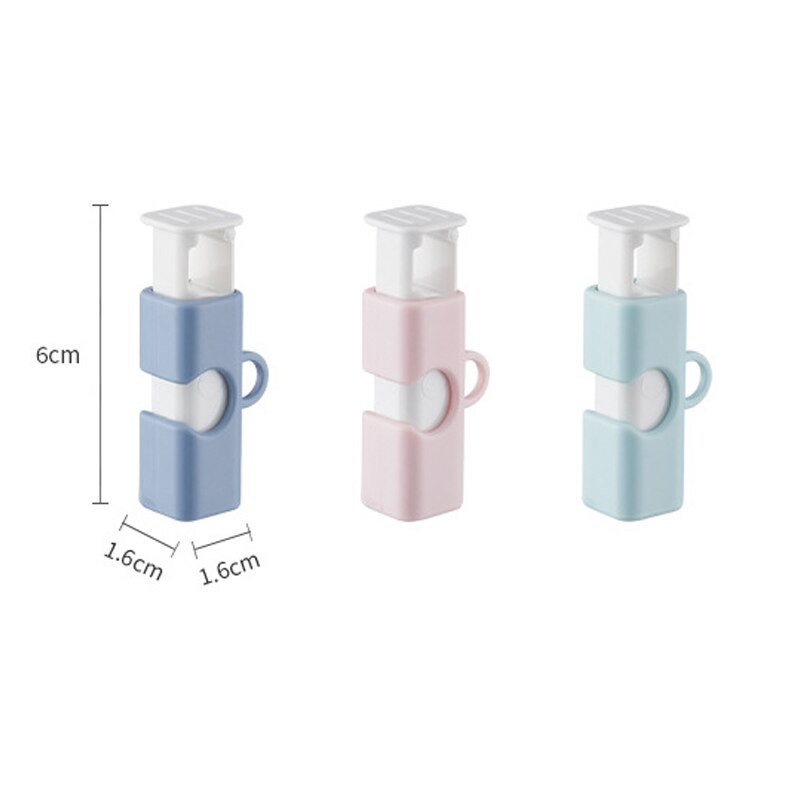 6 vnt. elastinės sagos duonos maišelio sandarinimo segtukas virtuvės laikymui Maisto užkandžių sandarinimo spaustukas Sandarinimo maišelio spaustukai Sandarinimo gnybtų rankenos maišelio spaustukas