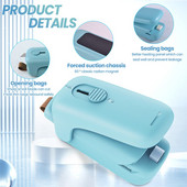 Mini toplinski stroj za zavarivanje vrećica Vreće za zatvaranje paketa Termalno plastično zatvaranje vrećica za hranu Praktično brtvljenje naljepnica za hranu Kuhinjski uređaji