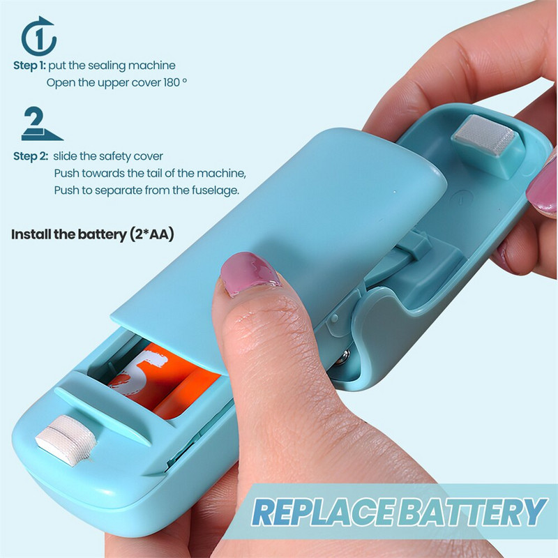 Mini toplinski stroj za zavarivanje vrećica Vreće za zatvaranje paketa Termalno plastično zatvaranje vrećica za hranu Praktično brtvljenje naljepnica za hranu Kuhinjski uređaji