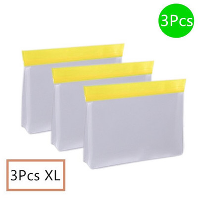 12 bucăți/set Stand Up PEVA Sac de depozitare a alimentelor Upgrade rezistent la scurgeri Top Stand Up Reutilizabil Congelator Sandwich Ziplock Geantă din silicon Dropship