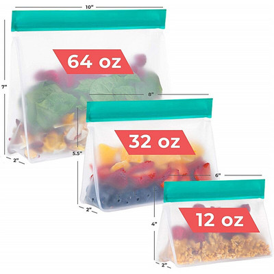 Ziplock vrećica za višekratnu upotrebu PEVA zadebljana zatvorena vrećica za čuvanje svježeg materijala Samozatvorena vrećica vrećica za slatkiše prazne vrećice za hranu prazna zatvorena vrećica