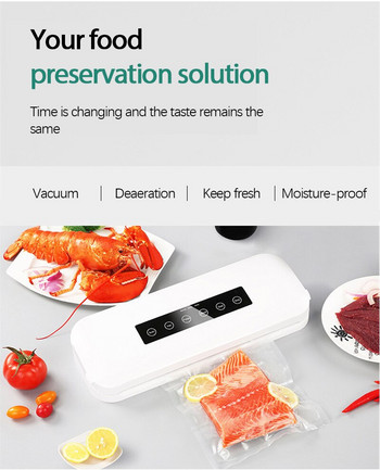 Μηχανή συσκευασίας σφραγιστικού κενού τροφίμων για οικιακή κουζίνα φαγητού φρέσκο αυτόματο εμπορικό οικιακό συσκευαστή κενού σφραγιστικών τροφίμων