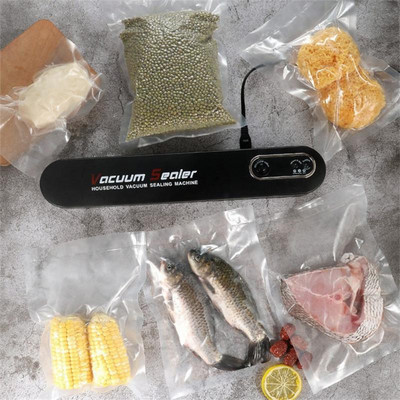 Vacuum Sealers Μηχανή συσκευασίας κενού Σφραγιστικό κενού για αποθήκευση τροφίμων Νέα κουζίνα συσκευασίας τροφίμων Σακούλες κενού για συσκευασία κενού