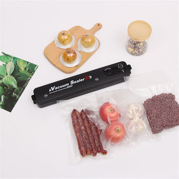 Φορητό στεγανοποιητικό σκούπας τροφίμων Αυτόματο εμπορικό οικιακό μηχάνημα συσκευασίας στεγανωτικό κενού φαγητού με 10 τσάντες σφράγισης εργαλεία κουζίνας