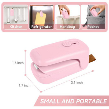 Φορητή τσάντα Heat Sealer Plastic Package Storage Bag Clip Mini Sealing Machine Handy Seal for Food Snack Kitchen Gadgets