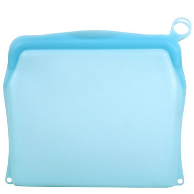 NAUJI Daugkartiniai maisto laikymo maišeliai Neperšlampami Lengvai valomi silikoniniai maisto maišeliai Užkandžių vaisių laikymo vieta virtuvei