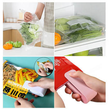 Mini Clip Sealing Machine Heat Sealer Snacks Bag Sealer Packaging Κλιπ τσάντα αποθήκευσης κουζίνας Πλαστική σακούλα Αξεσουάρ κουζίνας