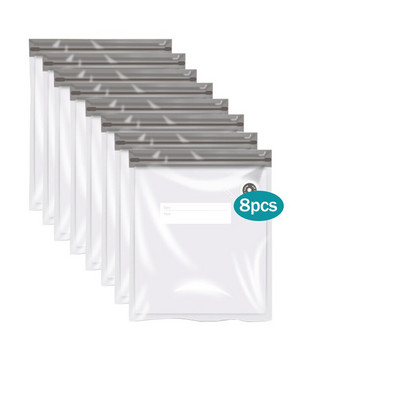 Vakuuminis sandarus laikymo maišelis su užtrauktuku Daugkartinis šaldiklio konteineris Sous Vide Gaminimas ir maistas Laikykite šviežią Organizatorius su sandarinimo spaustukais