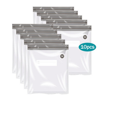 Vakuuminis sandarus laikymo maišelis su užtrauktuku Daugkartinis šaldiklio konteineris Sous Vide Gaminimas ir maistas Laikykite šviežią Organizatorius su sandarinimo spaustukais