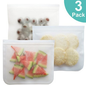 6/12 balení Ziplock opakovane použiteľných vreciek na skladovanie potravín, BPA zadarmo, nepriepustné občerstvovacie vrecká na obed, mrazničku, ovocie, FDA triedy, vrecko na skladovanie potravín