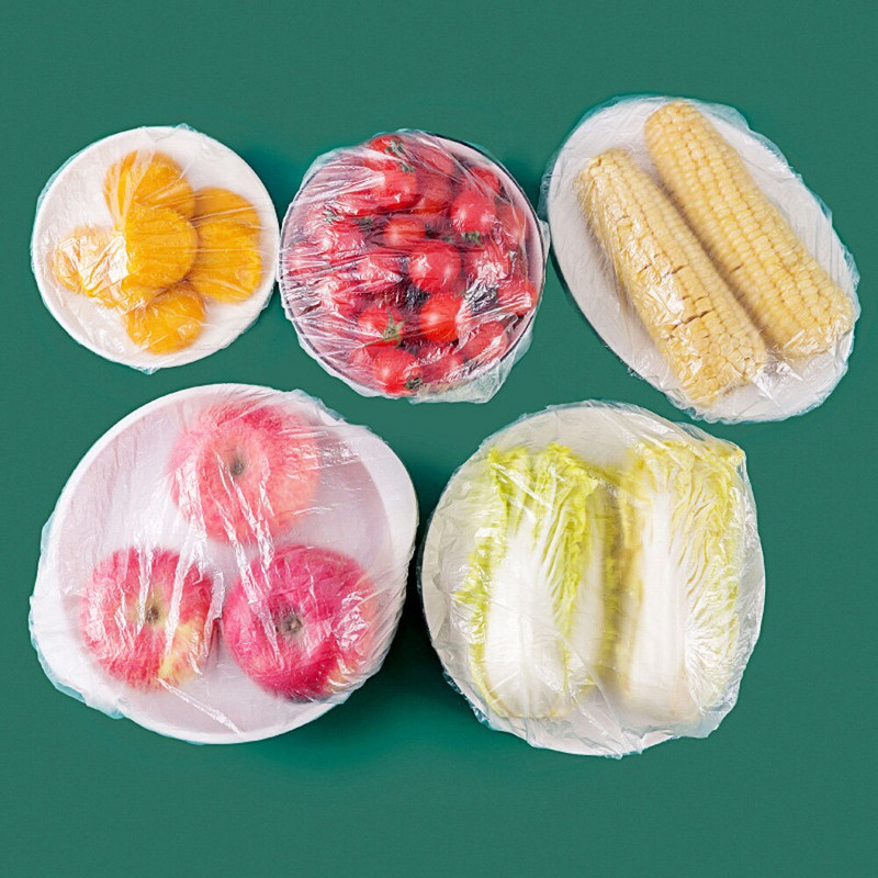 Capac folie alimentară Huse pentru depozitarea alimentelor Capac pentru conservarea alimentelor pentru frigider Capac din plastic rezistent la praf pentru păstrarea în stare proaspătă pentru farfurie