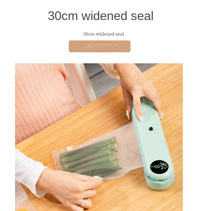 Vakuuminio sandarinimo mašina Maisto pakavimo vakuuminio sandarinimo mašina Šviežiai išlaikanti plastiko vokų mašina maža buitinė