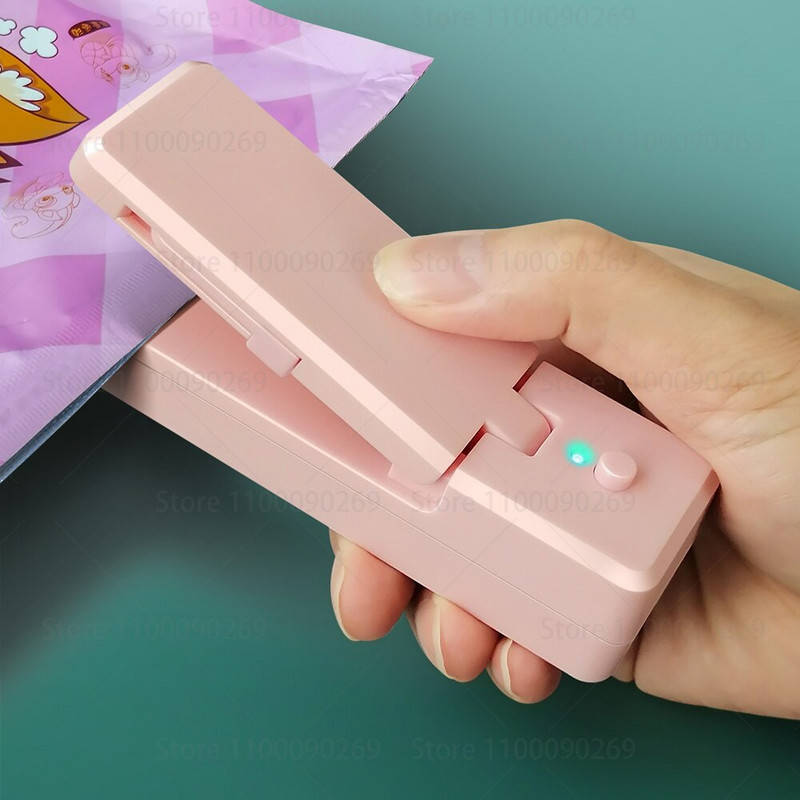 Bucătărie Reîncărcare Saci de etanșare Ambalaje de plastic Sigilant Închidere pungi Mașină portabilă de etanșare Mini Heat Thermal Bag Sigilator Depozitare alimente