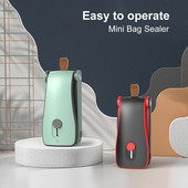 2-v-1 mini uzatvárač vreciek, ručný tepelný uzatvárač, rezačka, 3-stupňové nastavenie teploty, skladovanie potravín, uzatvárací stroj, kuchynské príslušenstvo