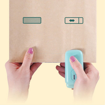 2 σε 1 Mini Bag Sealer Cutter Φορητά θερμικά σφραγιστικά κενού για πλαστικές σακούλες αποθήκευση τροφίμων Κλιπ σνακ σνακ Μηχάνημα συσκευασίας νέο