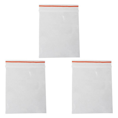 300 ks vrecúško Pochette Transparent En Plastique Fermeture Bag Pochon Pression 5X7cm