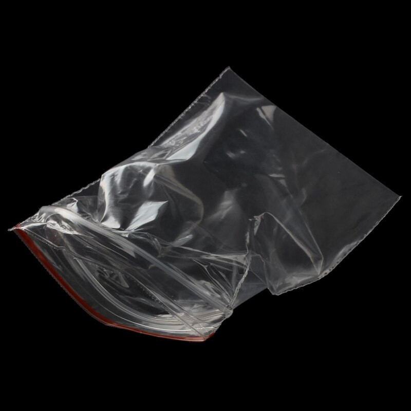 300 ks vrecúško Pochette Transparent En Plastique Fermeture Bag Pochon Pression 5X7cm