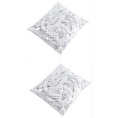 200 de bucăți de capace din plastic pentru boluri, cu capace elastice, extensibile din plastic pentru alimente