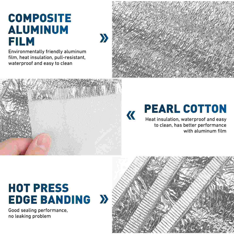 Genți izolate Geantă Termomică Răcitoare Prânz Punci din aluminiu Picnic de unică folosință Gustare de călătorie Mini husă Camping